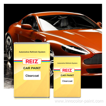 REIZ Brand High Gloss 2K Car Automotive Paint Lacquer Auto Clear Coat Car Paint For Scratches